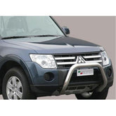 Mitsubishi Shogun/pajero 2007-2014 Misutonida Eu Approved Front Bar - 76mm - Stainless Finish